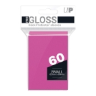 Ultra-Pro-60-Small-Gloss-Deck-Protector-Sleeves-Hot-Pink